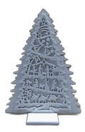 choinka drewniana 2D   25cm