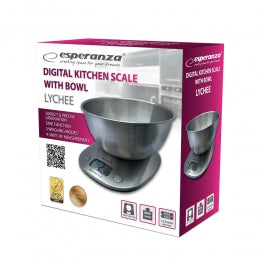 waga kuchenna z misą 5kg LYCHEE ESPERANZA EKS008