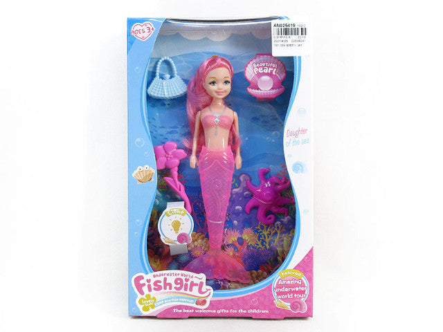 lalka syrenka ze światłem 20cm BLAL6742