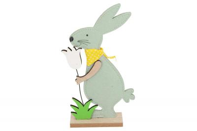 figurka filcowa zając 15 x 4 x 19,5cm