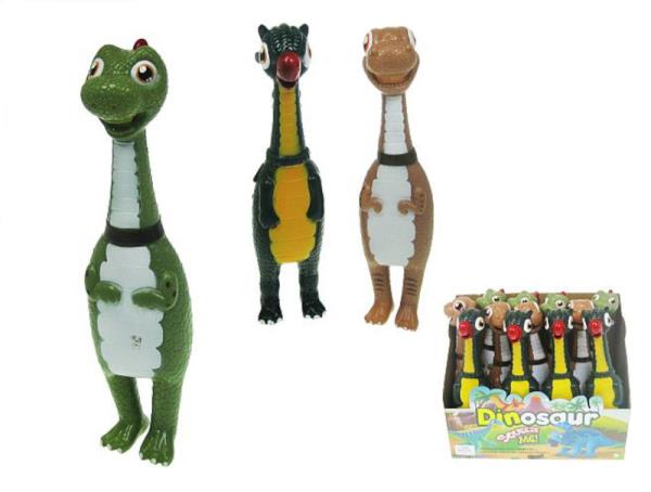 dinozaur ściskany z dźwiękiem 32cm HPA145