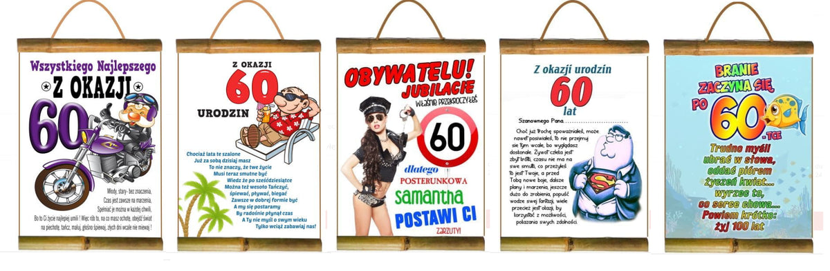 dyplom URODZINY ''60'' dla Pana