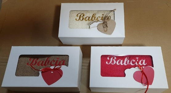 ręcznik w pudełku 50x100 BABCIA