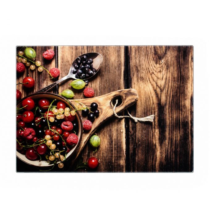 deska szklana 40 x 30cm owoce TR-671-2
