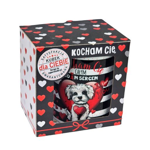 kubek ceramiczny KOCHAM CIĘ CAŁYM MOIM SERCEM 3309-WAL2