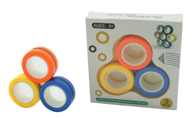 pierścienie magnetyczne odstresowujące FIDGET SPINNER