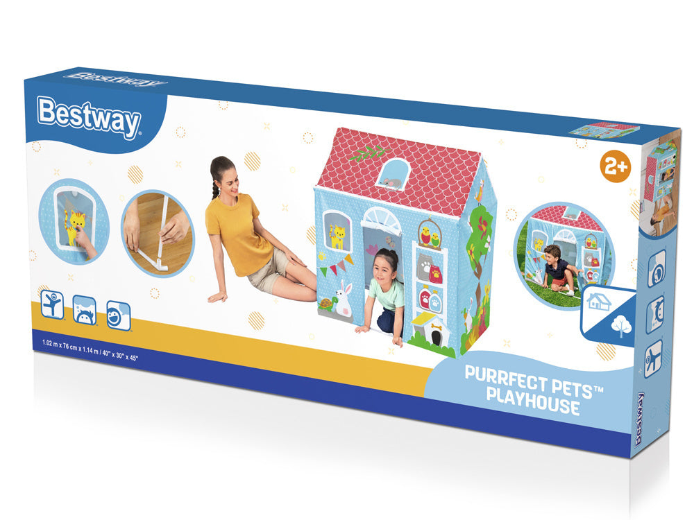 bestway kolorowy domek dla dzieci do ogrodu i pokoju 52007 NI