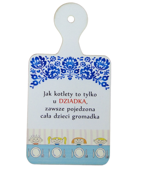 deseczka z kolorowym nadrukiem   Dla Dziadka   15 x 8 cm. | P992