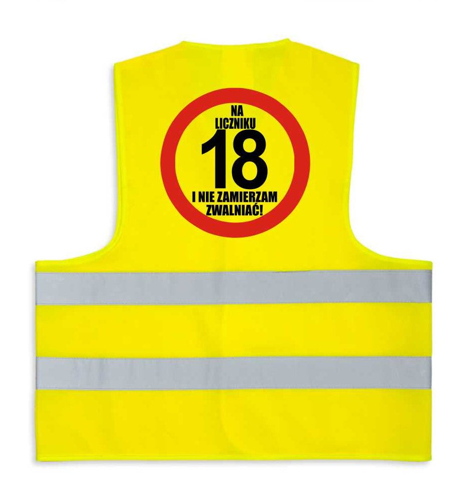 kamizelka odblaskowa "18"