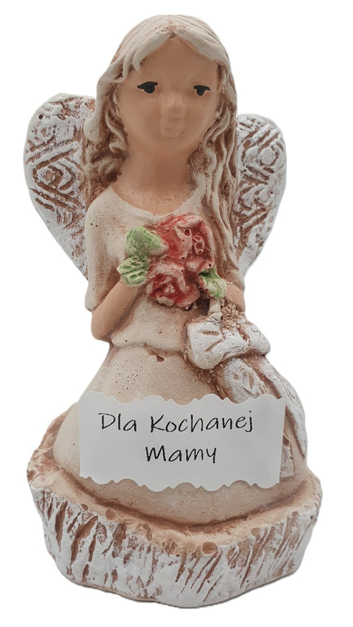 anioł Balladyna dekorowana Dla Kochanej Mamy 14,5cm