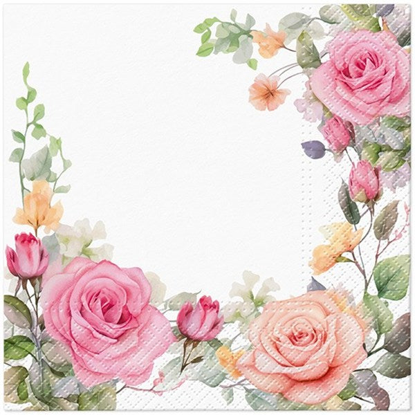 Serwetki 33x33 cm Gentle blooms   70-52