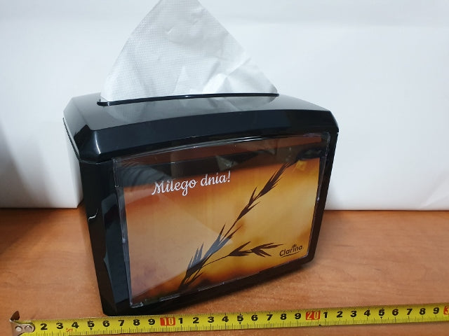 dyspenser  plastikowy do serwetek z wymienną etykietą S471