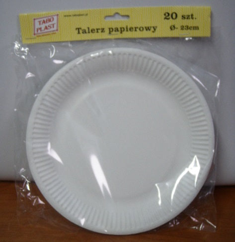 talerze papierowe A'20 fi-23