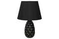 lampka elektryczna ceramiczna 34x23cm  CZARNA E14  ZZ1M17-07B