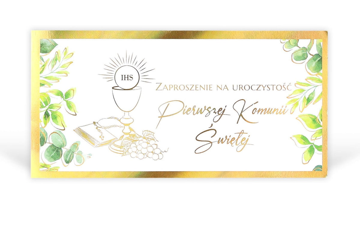 zaproszenia DL Komunia nr. 43 - 10 szt