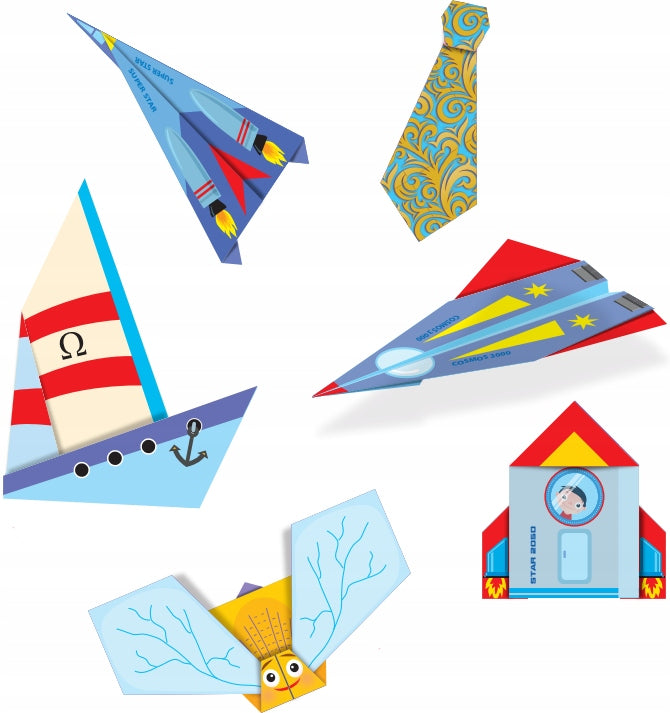 moje pierwsze origami  Statek