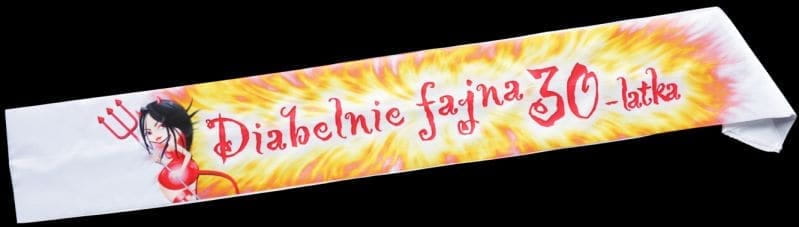 szarfa ozdobna Diabelnie fajna 30 | SZ18