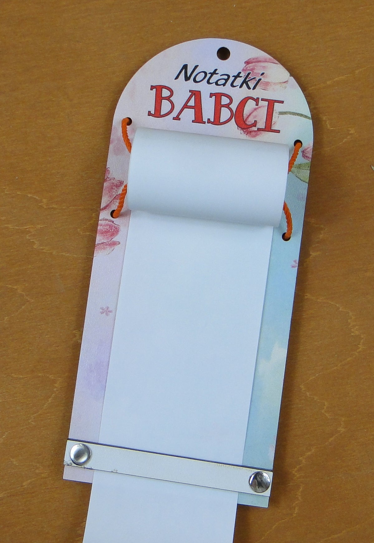 Notes rozwijany dla Babci   /  18 x 8 cm.   P1386W4