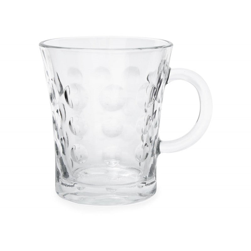 kubki szklane 6szt. KOŁA 280ml