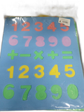 puzzle piankowe LITERKI / CYFERKI