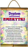 Dyplom - Dyplom zasłużonej emerytki D99