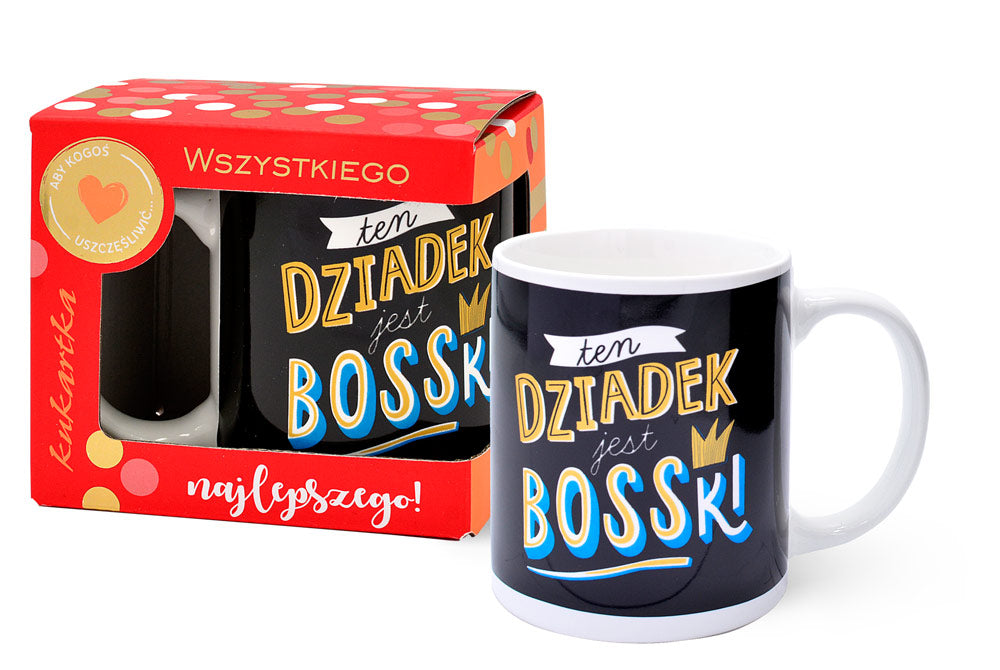 kubek Premium Ten Dziadek jest BOSSKI Q 1034