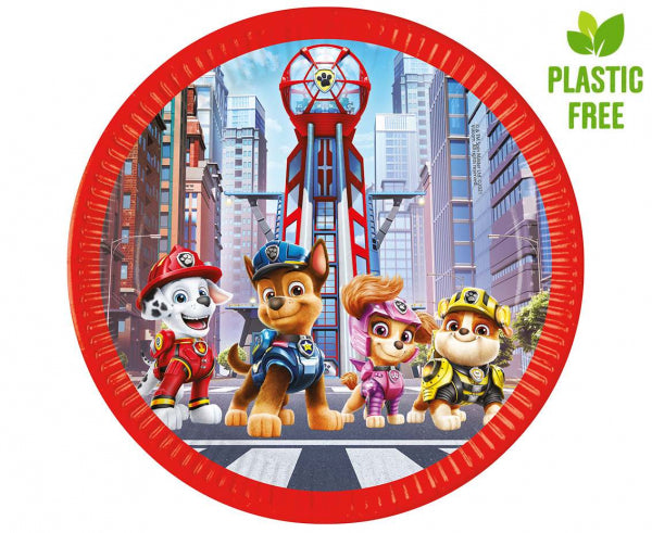 talerzyki papierowe Paw Patrol 8szt 23cm