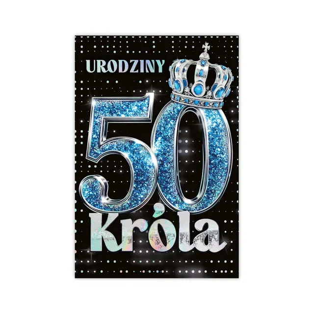 kartka B6 na 50 Urodziny - 40