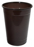 kubki plastikowe 200ml brązowe termiczne 100szt. 03-15