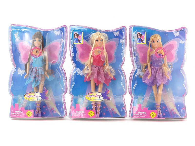 lalka  ze świecącymi skrzydłami ELF 29cm