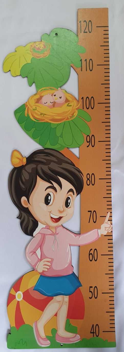 miara wzrostu 125cm 89x29cm DZIEWCZYNKA