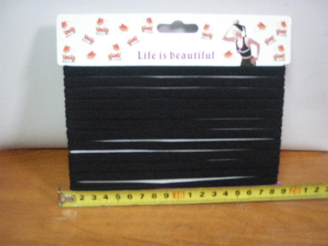 opaska fitnes 12szt czarna 1535
