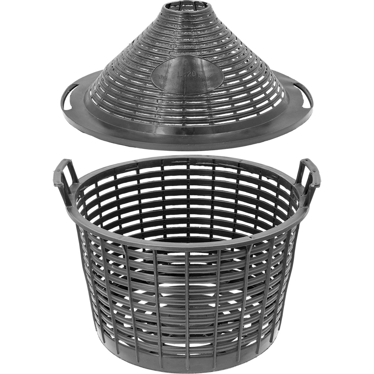 balon do wina 20l w koszu plastikowym | 644020