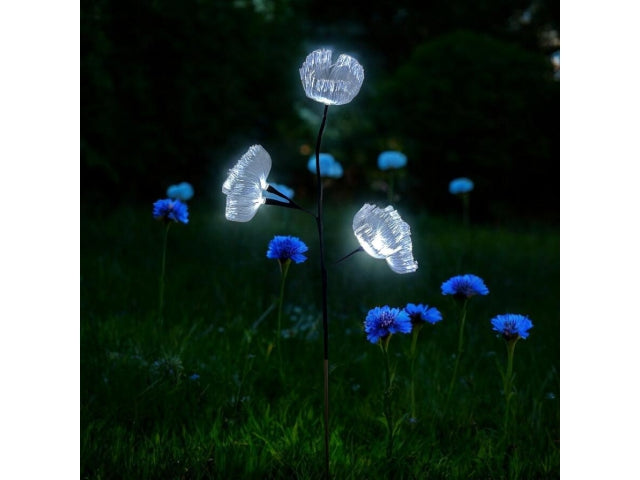 lampa 2szt  solarna ogrodowa meduza LED 87cm   soly8007cw