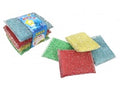 zmywak, gąbka do czyszczenia naczyń 12,5 x 8 x 1,5 cm kpl 4 szt YH-005 ZMC-102
