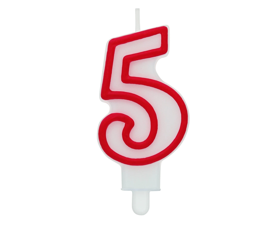 świeczka urodzinowa ''5''  PF-SCC/5
