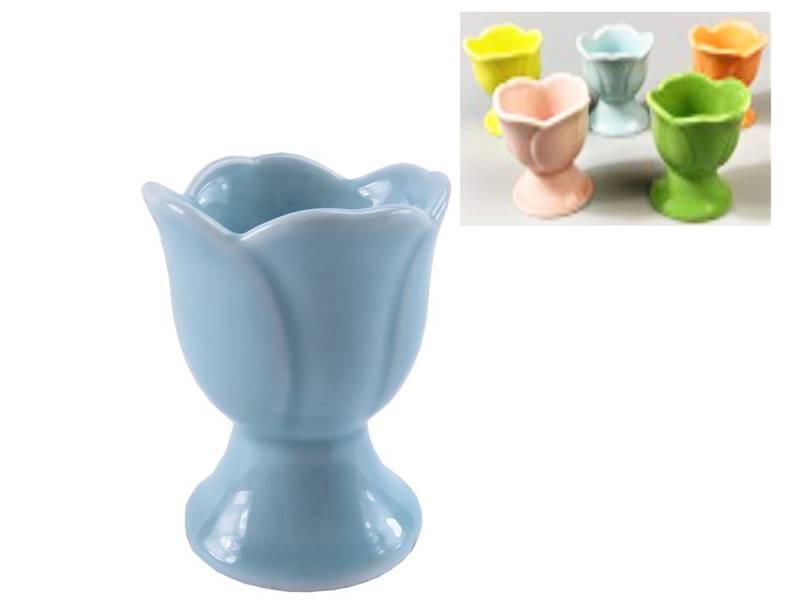 kieliszek ceramiczny na jajko 5 x 6,5cm KWIAT