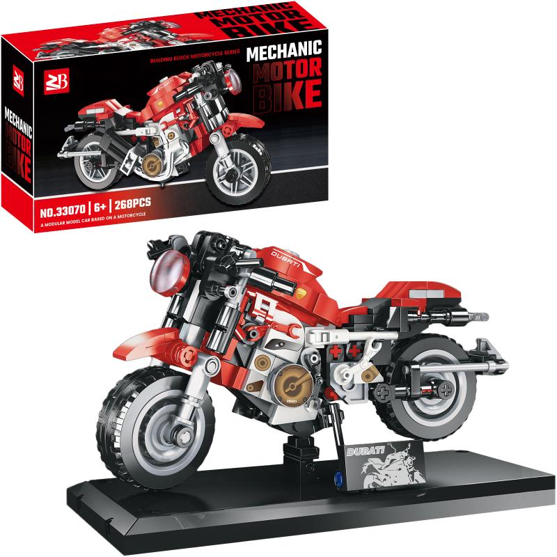 klocki motocykl motor 268 el 26 x 7 x 14 cm A-1193