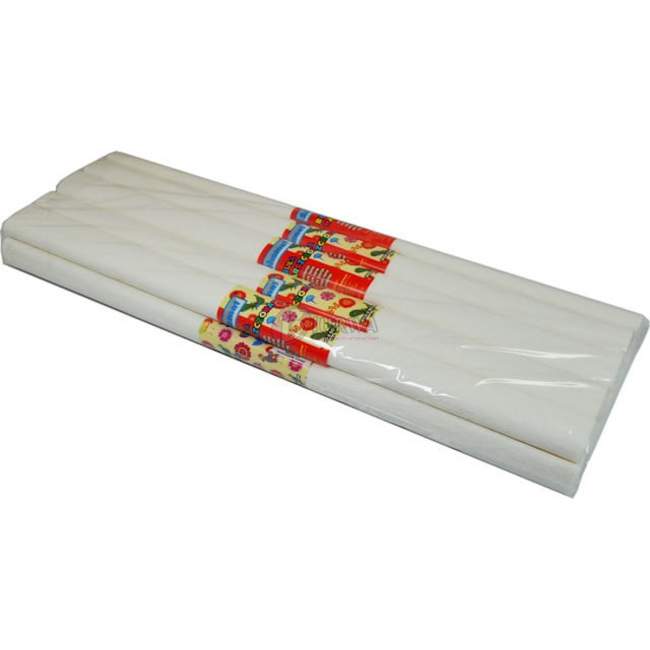bibuła 10szt. biała 200x5
