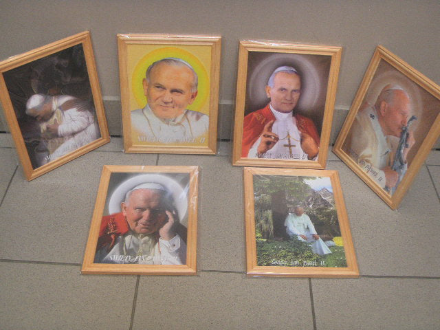 obraz 13 x 18 Papież Święty Jan Paweł II