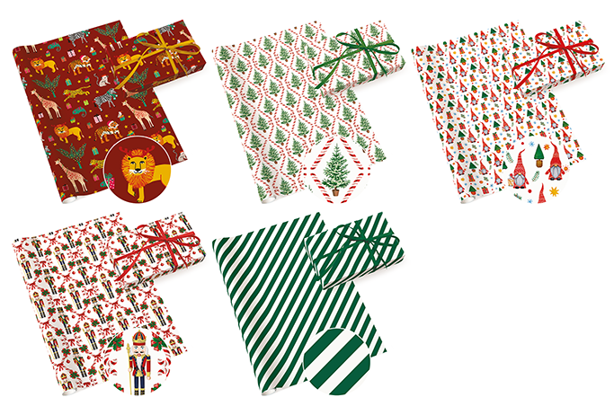 papier 2m 50 arkuszy - S-34 Christmas