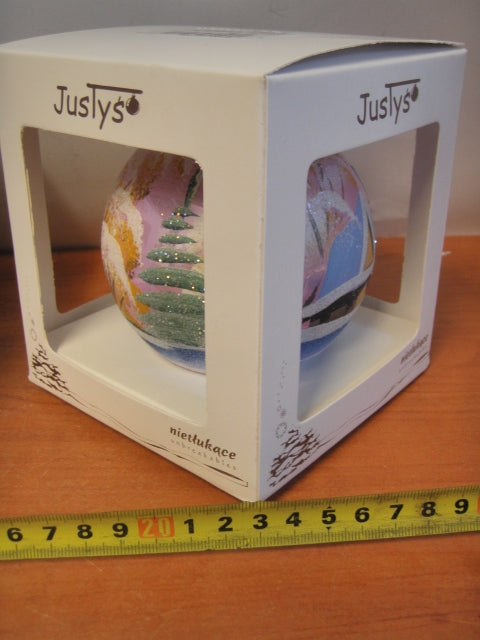 bombka dekorowana 10cm ornament | D01100