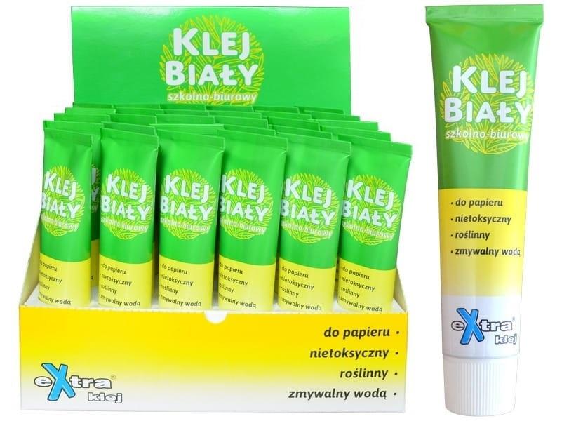 klej biały 30szt. szkolno-biurowy 50g | 1718