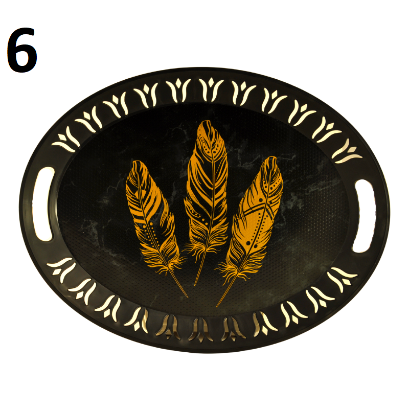 owalna taca dekoracyjna plastikowa 42,5x32,5cm