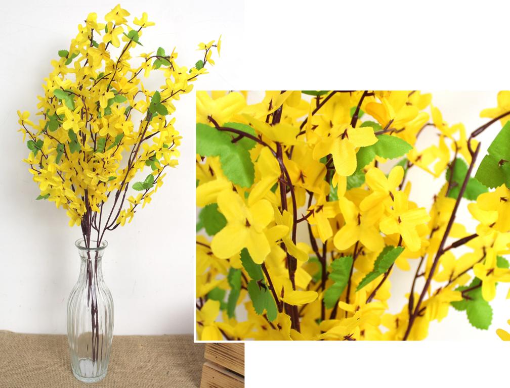 bukiet FORSYCJA wys. 55 cm 6 łodyg  KKW-104
