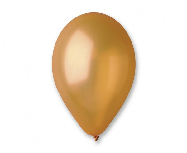 balony 100szt. ZŁOTE metal  ''12'' | GM110/39