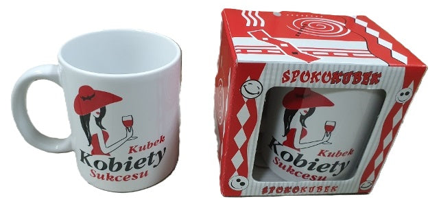 kubek SPOKOKUBEK KUBEK KOBIETY SUKCESU