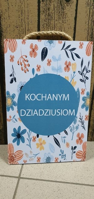 tabliczka/obraz do zawieszenia 20x30cm  KOCHANYM DZIADZIUSIOM