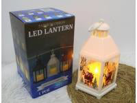lampion latarenka świąteczna led 25 x 12,5 cm mix kolor SXU-116