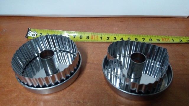 foremki metalowe babeczki ciastko z dziurką 2 szt